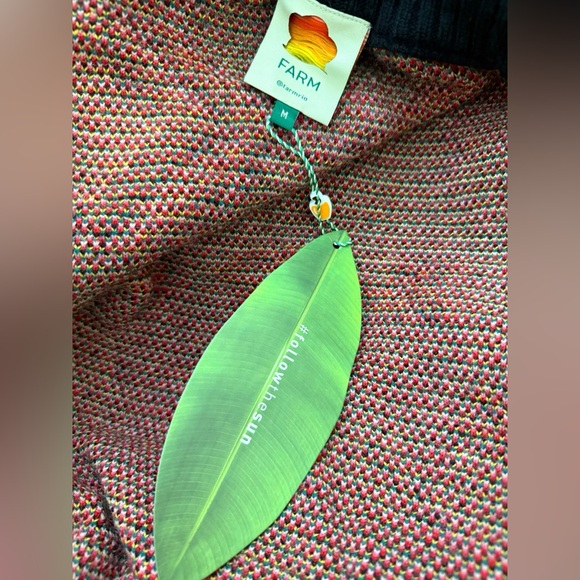 NWT FARM Rio Crazy Mix Long Knit Cardigan Size M - Picture 14 of 17